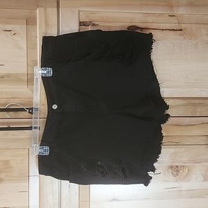 Shein Black Baggy Shorts